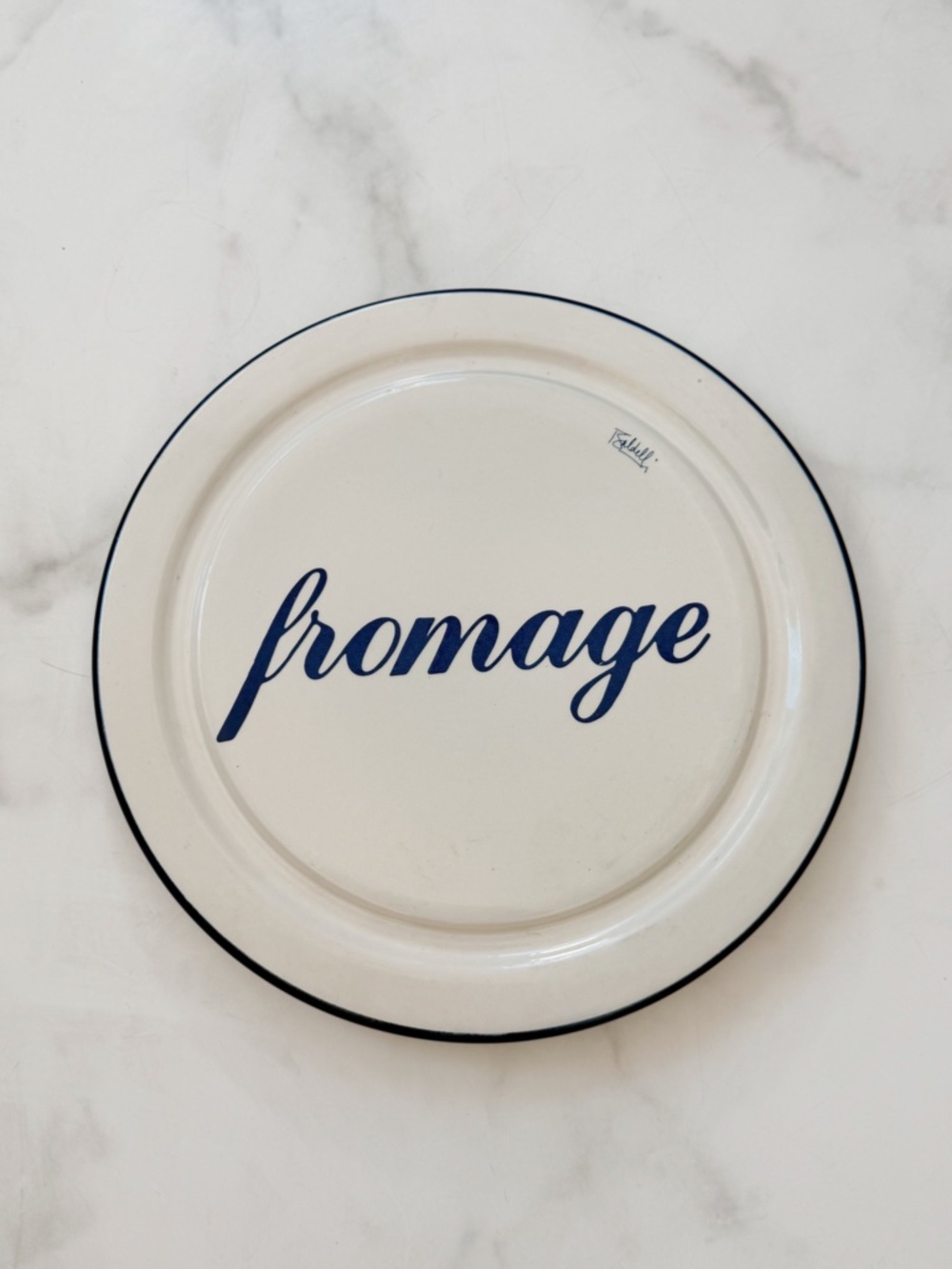 Vintage Baldelli Italy Cheese / Fromage Serving Platter 🧀